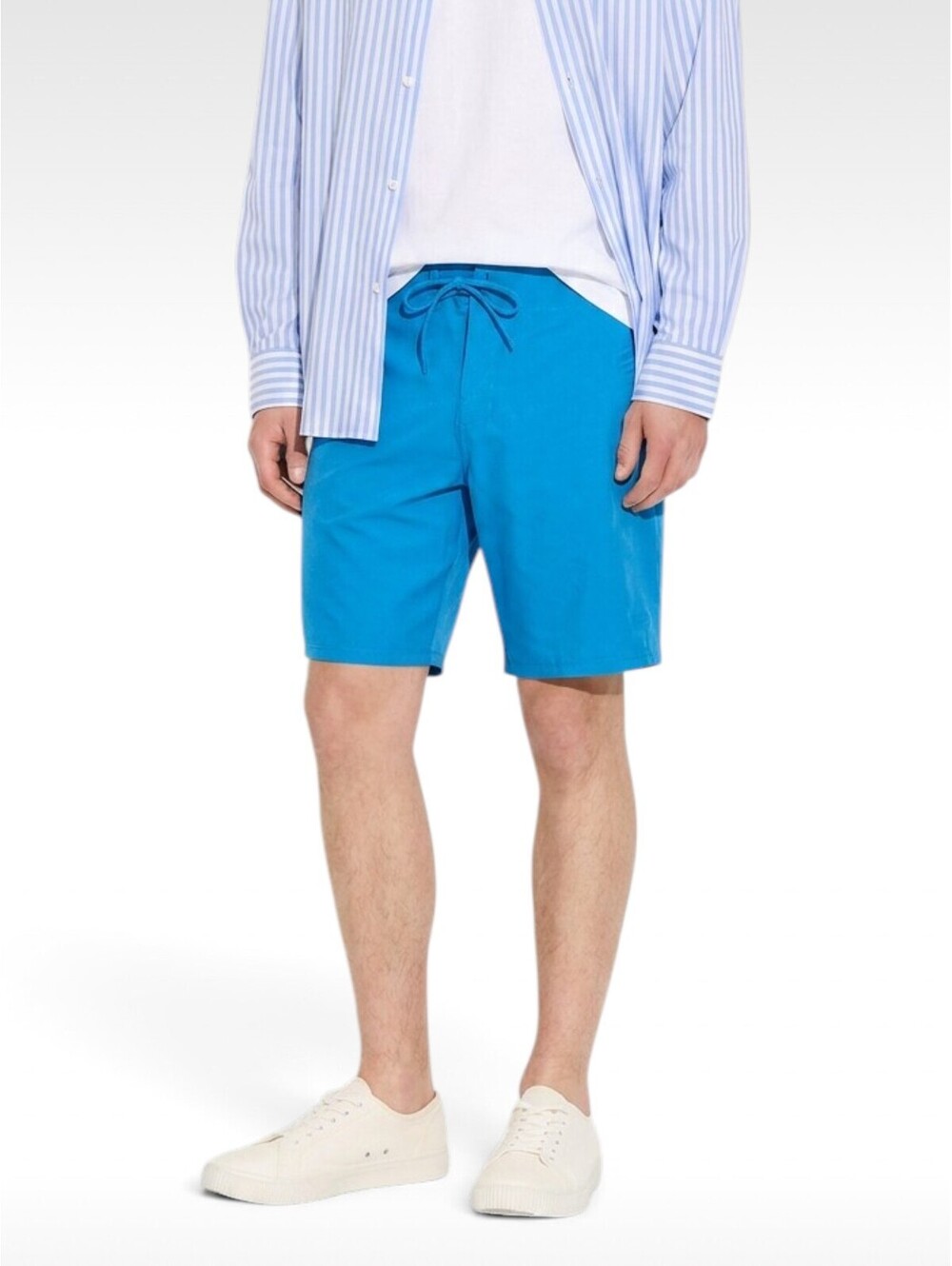 Lululemon Men's 33 Blue Classic-Fit Linerless Board Short 7" Swim Trunks EUC